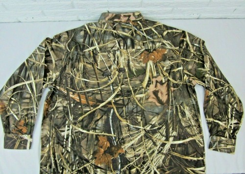 10X An American Tradition Mens 2 XL CAMO Shirt Long Sleeve Button Up MAX 4 New - Picture 2 of 12