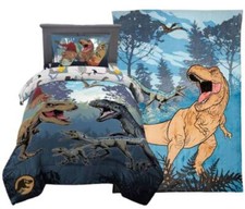 Jurassic World Kids Reversible Bed Set with Blanket-W35438746375, W22268186835