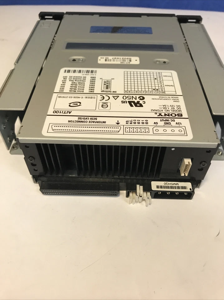 Sony A1 ATDNA2 68 pin SCSI Internal Tape Storage Drive Storstation - Image 3 of 4