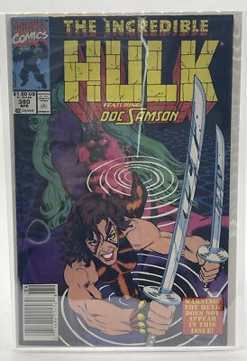 The Incredible Hulk #380 Feat. Doc Samson Marvel Comics April 1991