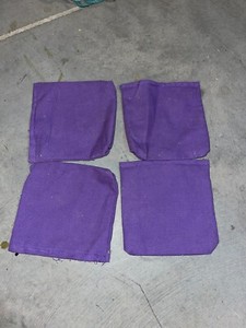 4x Unfilled Cornhole Bags, ACA Certified Regulation Size