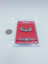 USA Army Badge Regulation Size Air Assault Silver Oxidized (Army Issue)