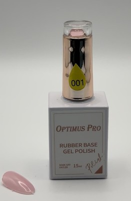 Optimus Pro Rubber Base Gel Polish soak off UV/LED 15ml/0.5oz -01
