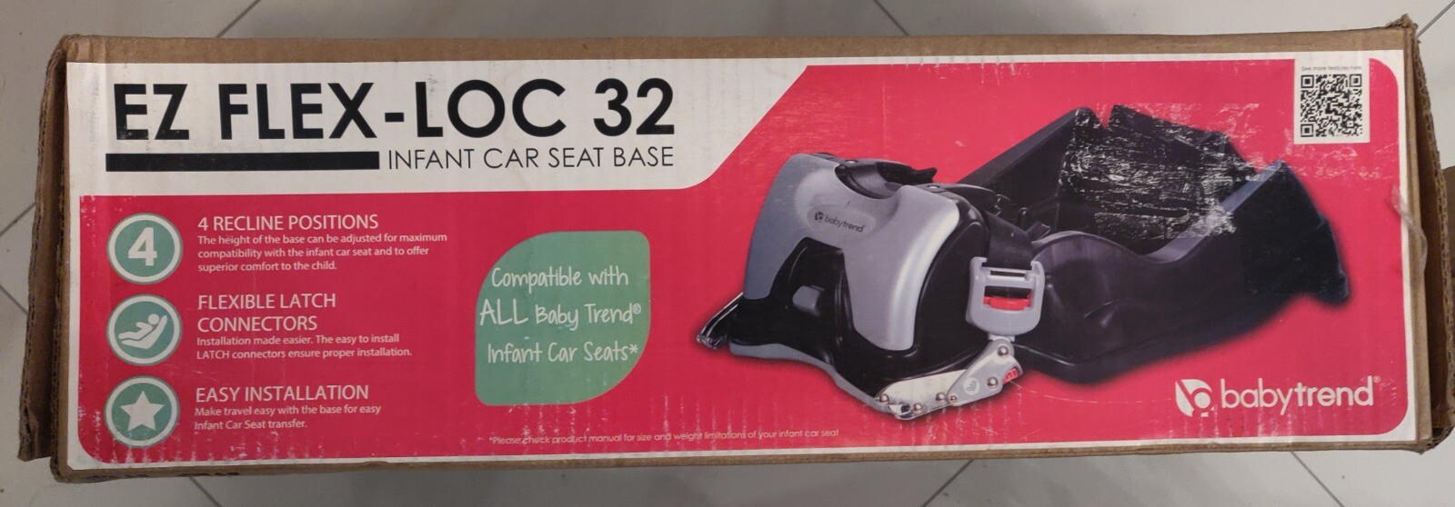 ez flex loc 32 infant car seat base