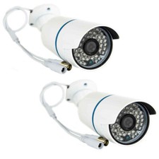 KIT 2X TELECAMERA AHD 3.6 MM 5 MPX 48 LED CCD IR PAL VIDEOSORVEGLIANZA