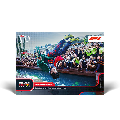2022 Topps Now F1 Sergio Perez [Red] #24 card