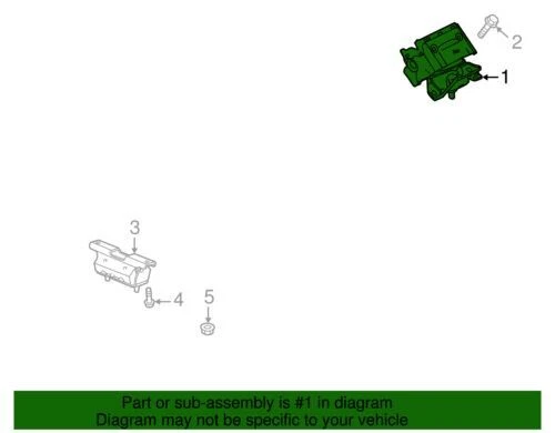 OEM NUEVO 14-18 GM Silverado Sierra 1500 Motor Montaje Par Puntal 85579395 Foto 3 de 3
