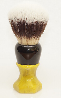 Yaqi Yellow Marble Shaving Brush / Rasierpinsel