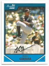 Deolis Guerra Philadelphia Phillies 2007 Bowman Draft Futures Card