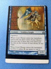 MTG MISPRINT Court Hussar Miscut Error Sheet Edge