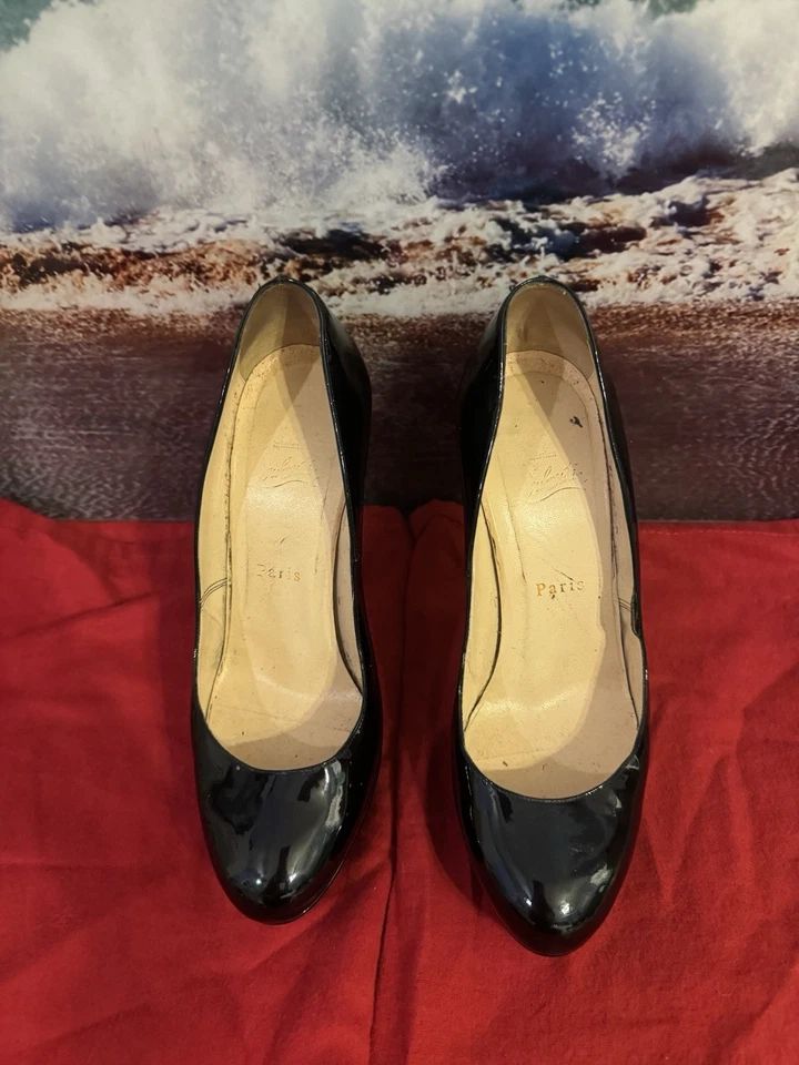 Женские туфли на каблуке Christian Louboutin черные - Изображение 3 из 4