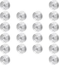 Transparent Guitar Effects Pedal Footswitch Toppers, 20 Pcs Pedal Nail Caps Prot