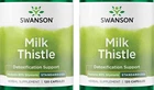 2 Pack Milk Thistle (Standardized) 240 Caps w/ 80% Silymarin 500 mg Exp. 08/2026