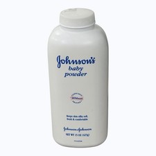 Rare Johnson Johnson's J J Baby Powder WITH TALC 15oz 80 Full