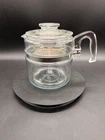 Vintage Pyrex Flameware 7756-B Glass Percolator Coffee Pot Complete 4-6 Cup
