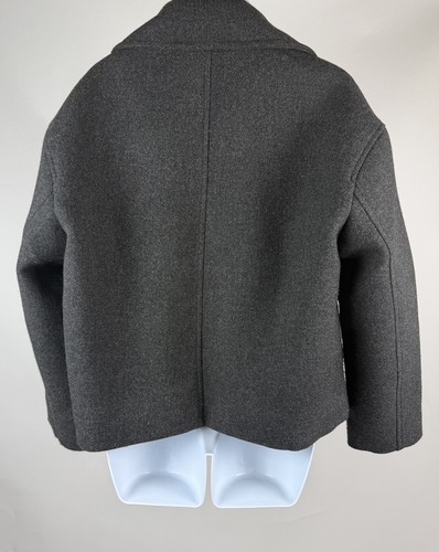 Women's Zara Gray Double Breasted Short Coat Size S - Picture 5 of 6