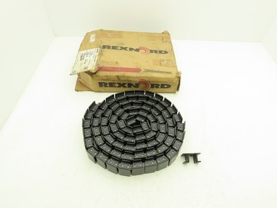 Rexnord BWR1863TAB-K2.25 TableTop Conveyor Chain Side Flex 2.25''x 10'L Black