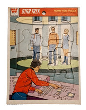 STAR TREK ORIGINAL SERIES - RAMKA TACA PUZZLE - 1979 - 12 SZTUK