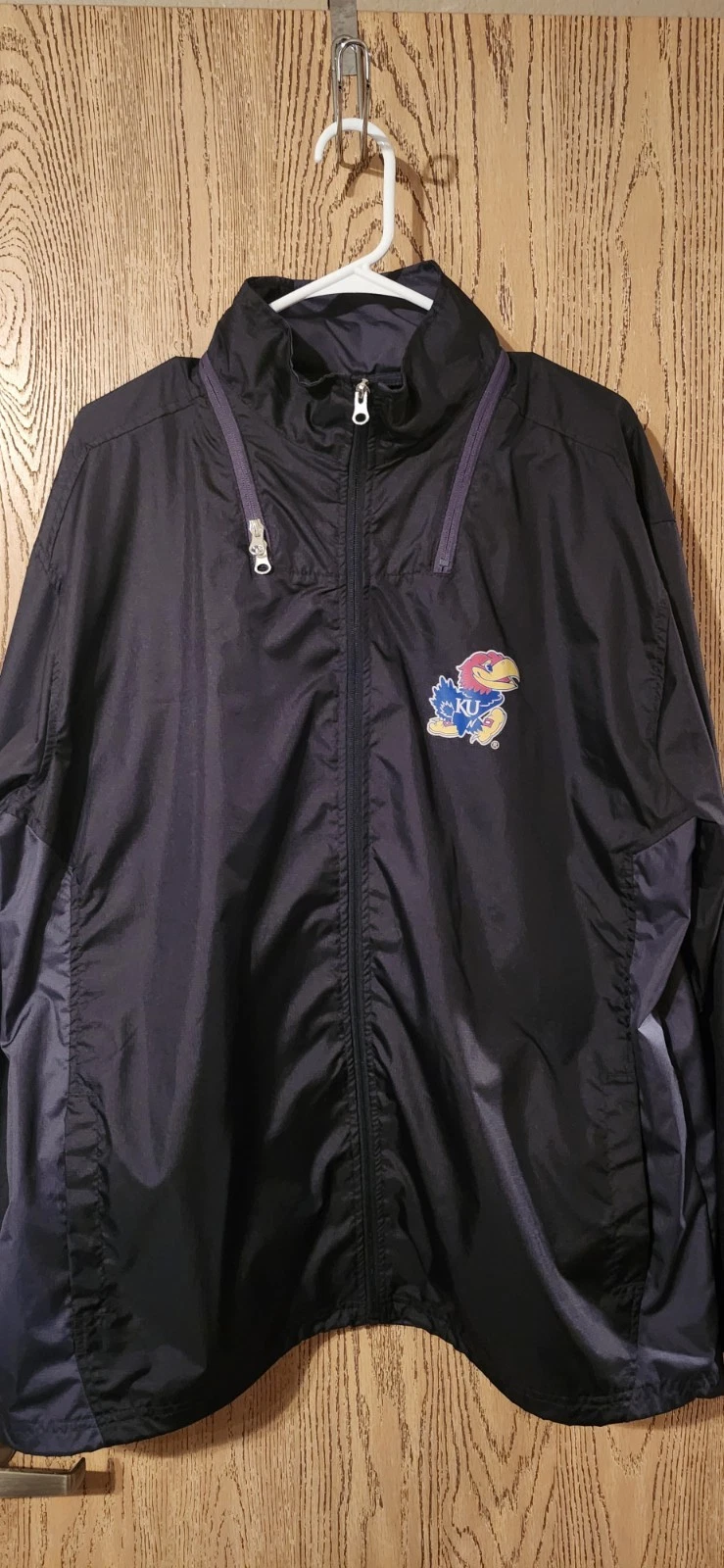 Kansas Jayhawk Windbreaker / Unisex / Size: X-Large /