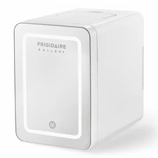 Frigidaire 12 in. 1 cu. ft. 9-Can/6L Light Up Mini Fridge White EFMIS209-WHITE