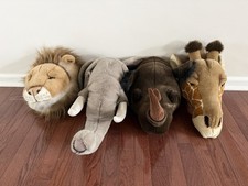 Bibib  Co Trophy Collection Safari Animals Nursery Wall Decor Mounts