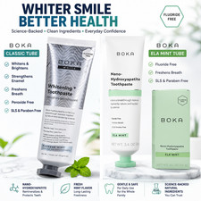 Nano Hydroxyapatite Toothpaste Fluoride Free Sensitive Teeth Whitening Mint 4oz