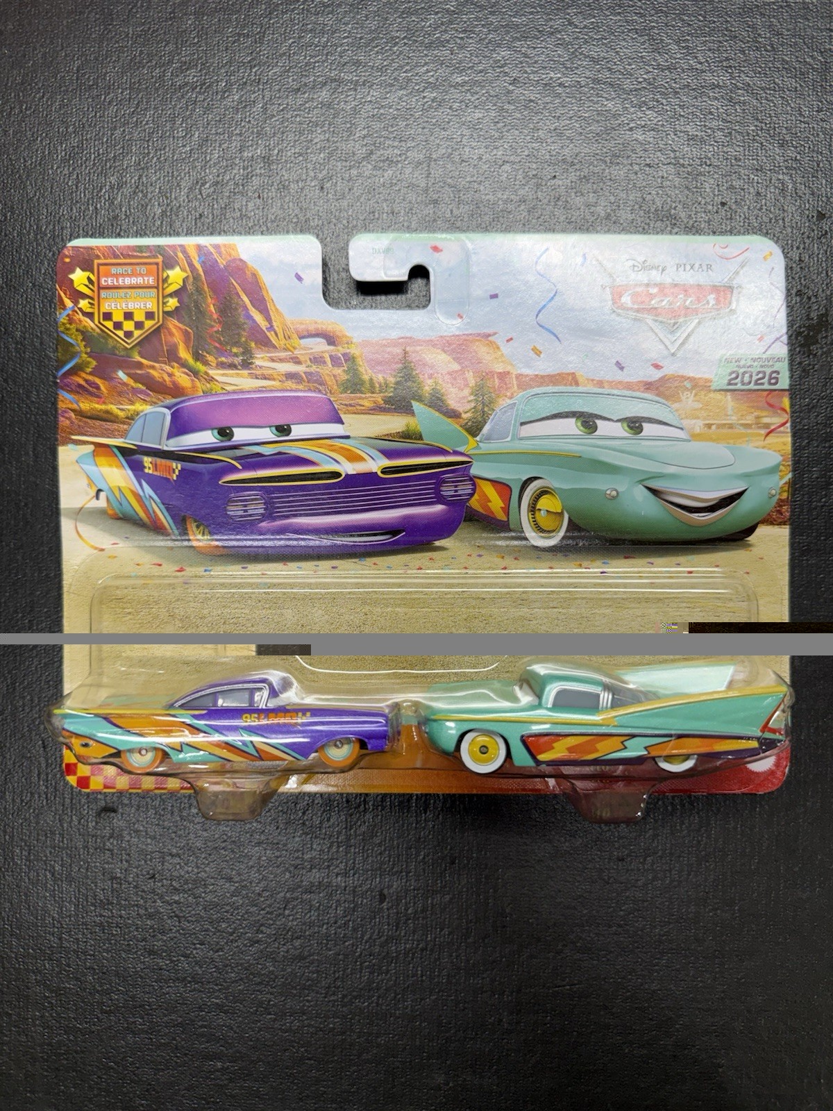 Disney Pixar Cars Race To Celebrate 2026 CHINA Diecasts NEW FLO Ramone 2 PACK