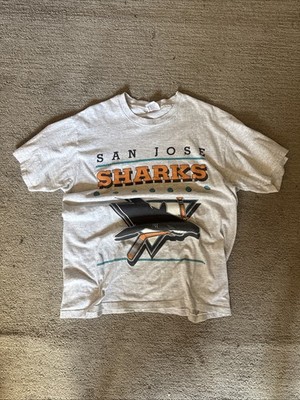 VINTAGE San Jose Sharks Tee Shirt Size Large Great Condition