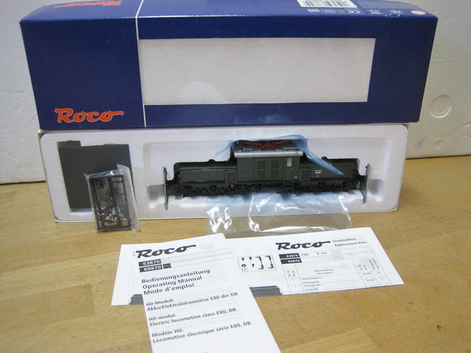 Roco 63870 E 80 mit der OVP + alles dazu nicht gefahren