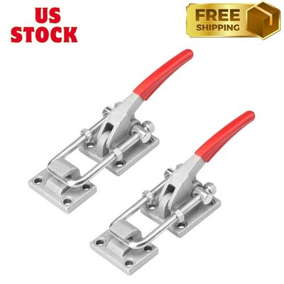 10.2 Inch 2 Pack Heavy Duty Large Toggle Clamp Latch, 7700Lbs Holding Capacity