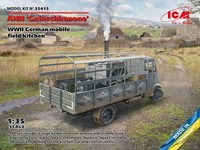 Ahn Gulaschkanone, Wwii German Mobile Field Kitchen / 1:35 - Icm