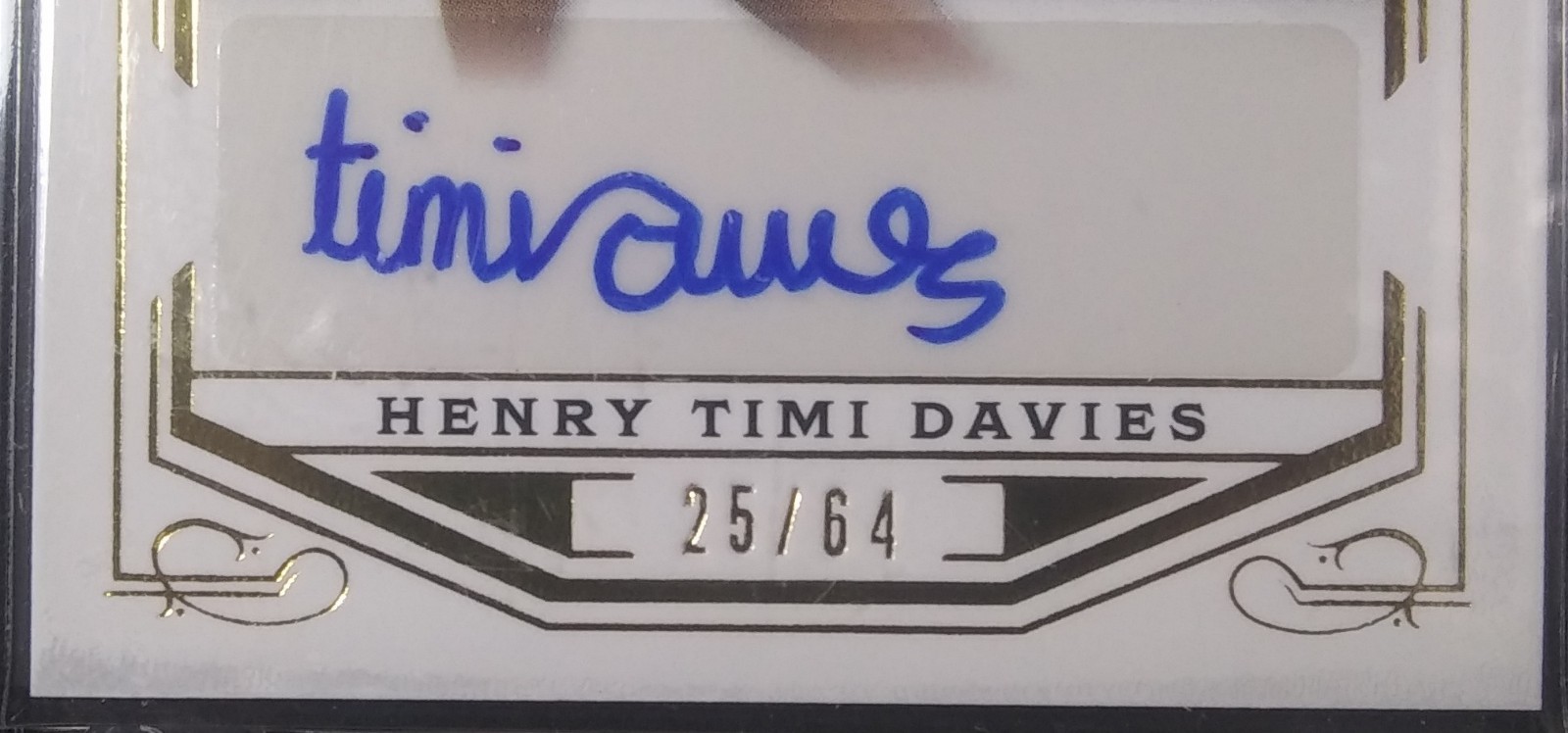 2022 Leaf Continuum /64 Rookie Autographs #101 Henry Timi Davies RC SSP ENCASED view 11