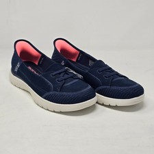 Skechers Women's On-The-Go-Flex 136543 Blue Slip-On Sneaker Shoes Size 8.5 NWT