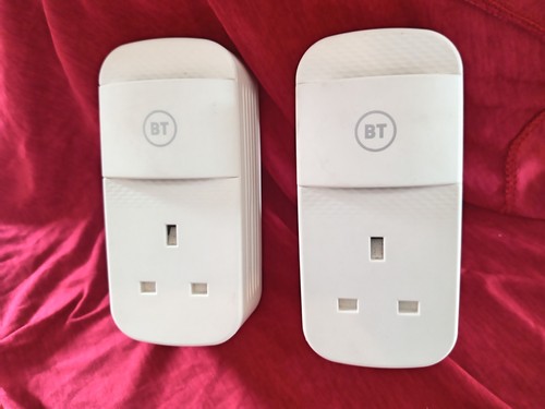 BT Mini Connectors V2 1000Mb Gigabit Powerline Adapters 2-Pack