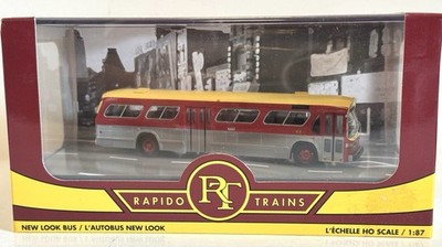 NEW! Rapido HO 1/87 Scale TTC Toronto City GMC New Look Bus 7798 #701001