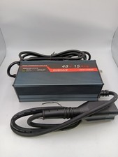 58.4V 15A LifePo4 Lithium Battery Charger for Golf Cart, RV, 48V Motor New