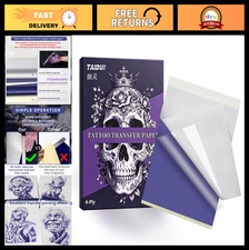 100 Sheets A4 Tattoo Transfer Paper - Thermal Stencil for DIY Commercial Use