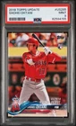 SHOHEI OHTANI 2018 TOPPS UPDATE ROOKIE RC #US285 PSA 9 MINT! DODGERS MLB CHAMP!