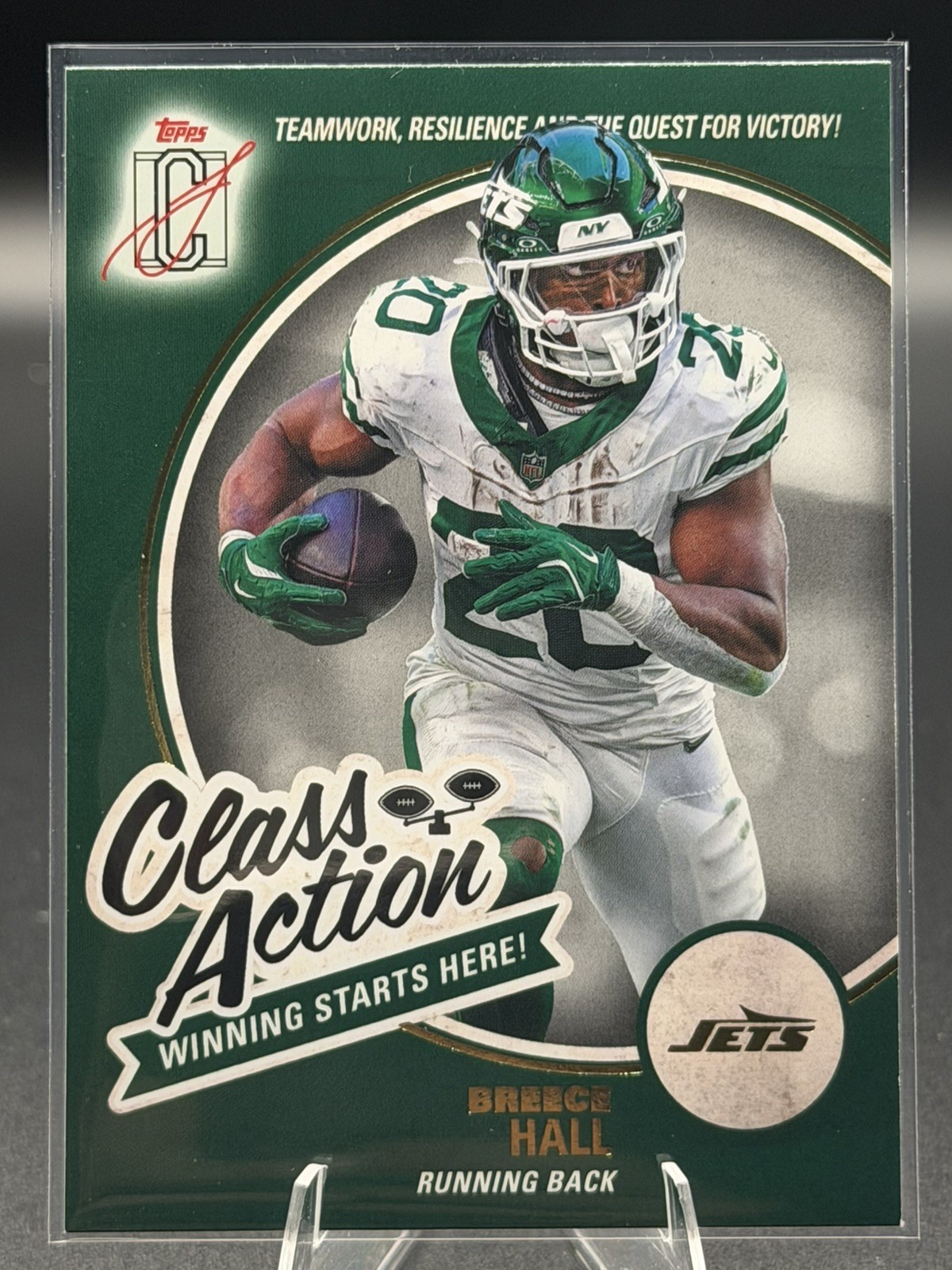 2025 Topps Signature Class #CA-19 Breece Hall Class Action