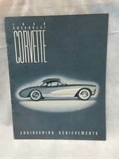 1956 Rare Original Corvette Engineering Guide Manual With Original Envelope