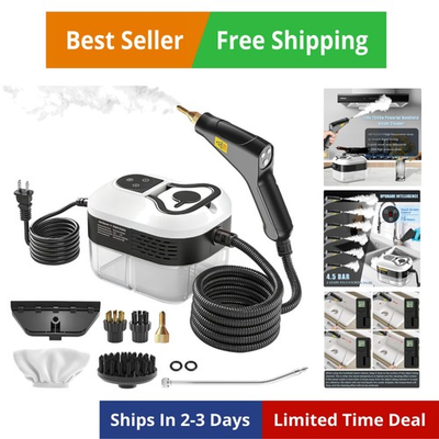 #ad Powerful 2500W 15s Fast Heat Up amp; High Pressure Steam 6 Level Adjustable Se... $106.79