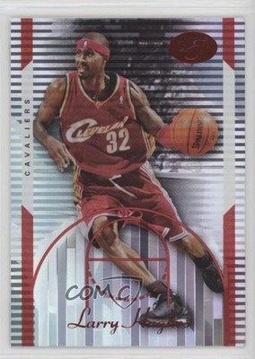 2006-07 Bowman Elevation Red 13/299 Larry Hughes #11 0n2
