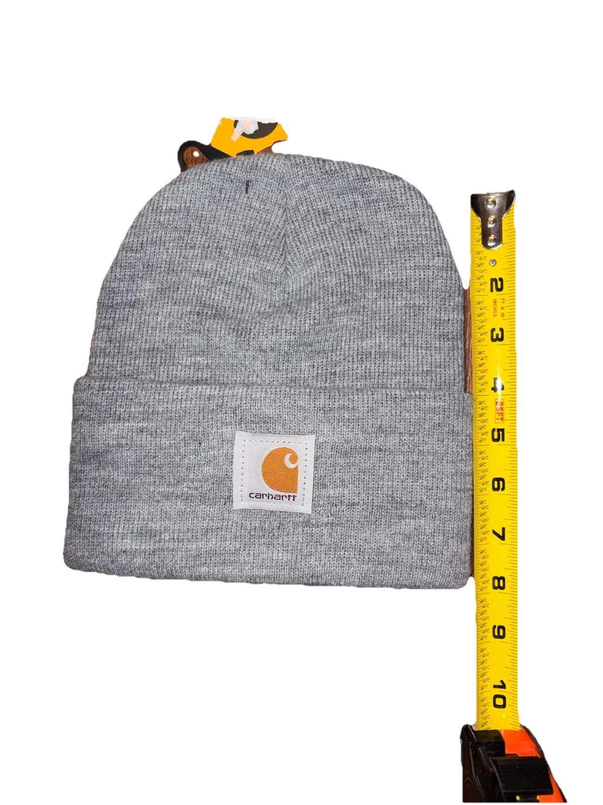 Carhartt Unisex One Size Cuffed Beanie Hat, Gray, EUC