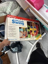 Vintage 1991 Fisher Price Lift Lock Swing For Infant-Toddlers 9m-3y Clean