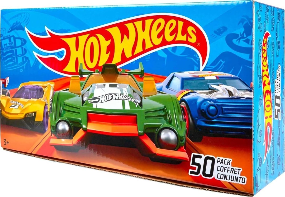 Exclusive 50-Pack Hot Wheels Vehicles – Perfect Gift for Kids and