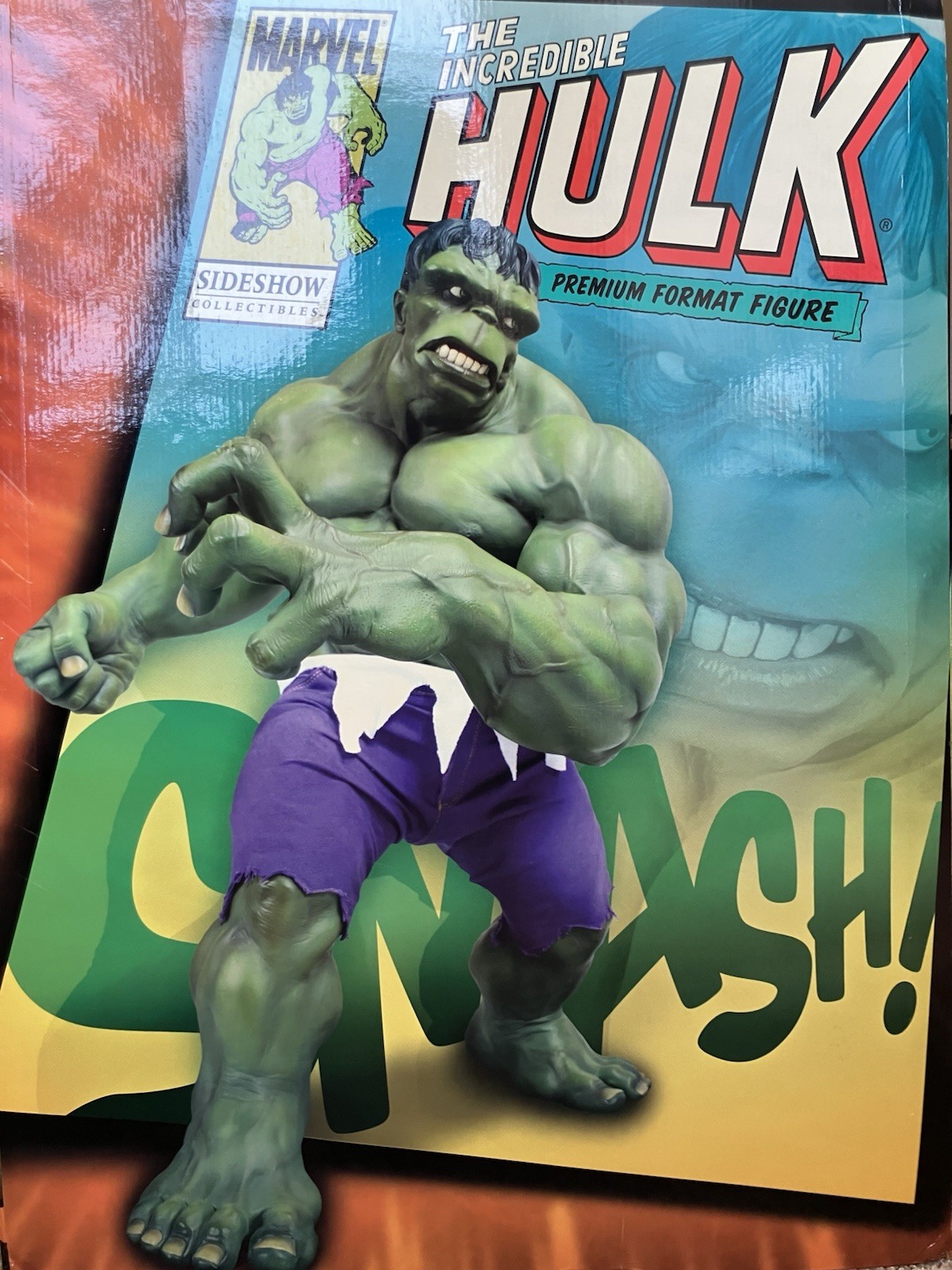 SIDESHOW-INCREDIBLE HULK PREMIUM FORMAT 20” FIGURE #337