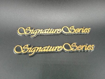 Lincoln OEM Signature Series Emblem Badge Pair 3W6Z-16287-AA 3W6Z-16287-BA