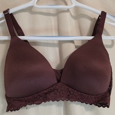 Women's Bra By Aerie The Real Sunnie Wireless Lightly Lined Size 32C In Dark...