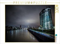 Calvendo Puzzle Main Riverbank, ECB | 1000 Pieces, Finished Size 25.2 × 18.9 In