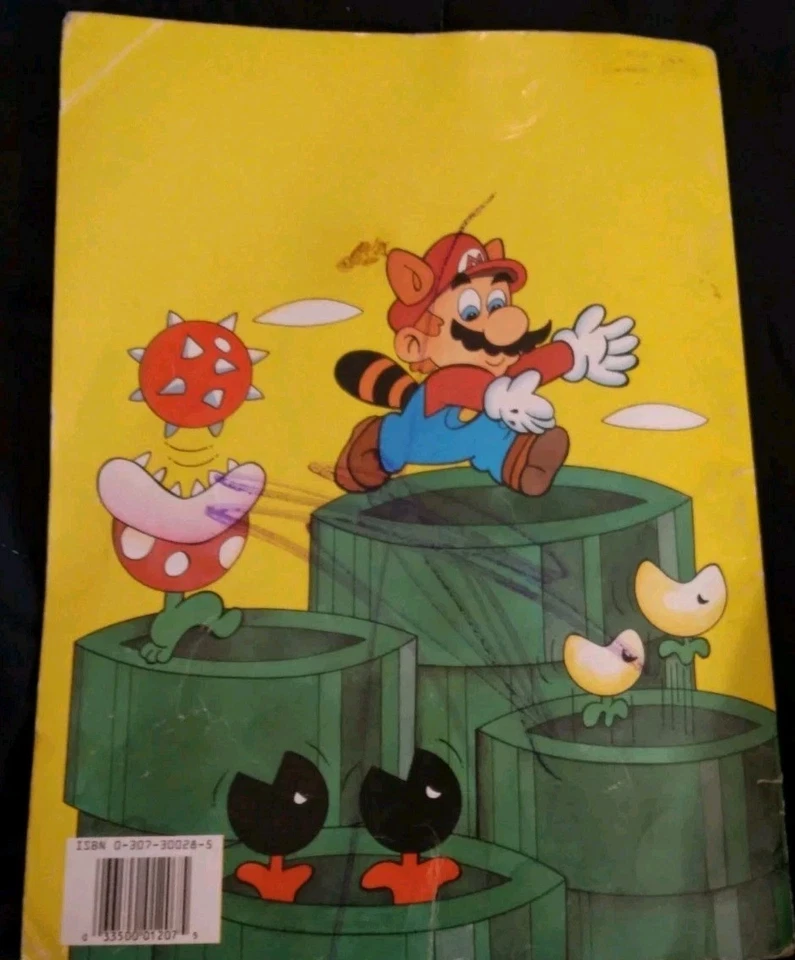 Super Mario Bros 3 1991 dorado Nintendo color libro de actividades ASIS Foto 2 de 4